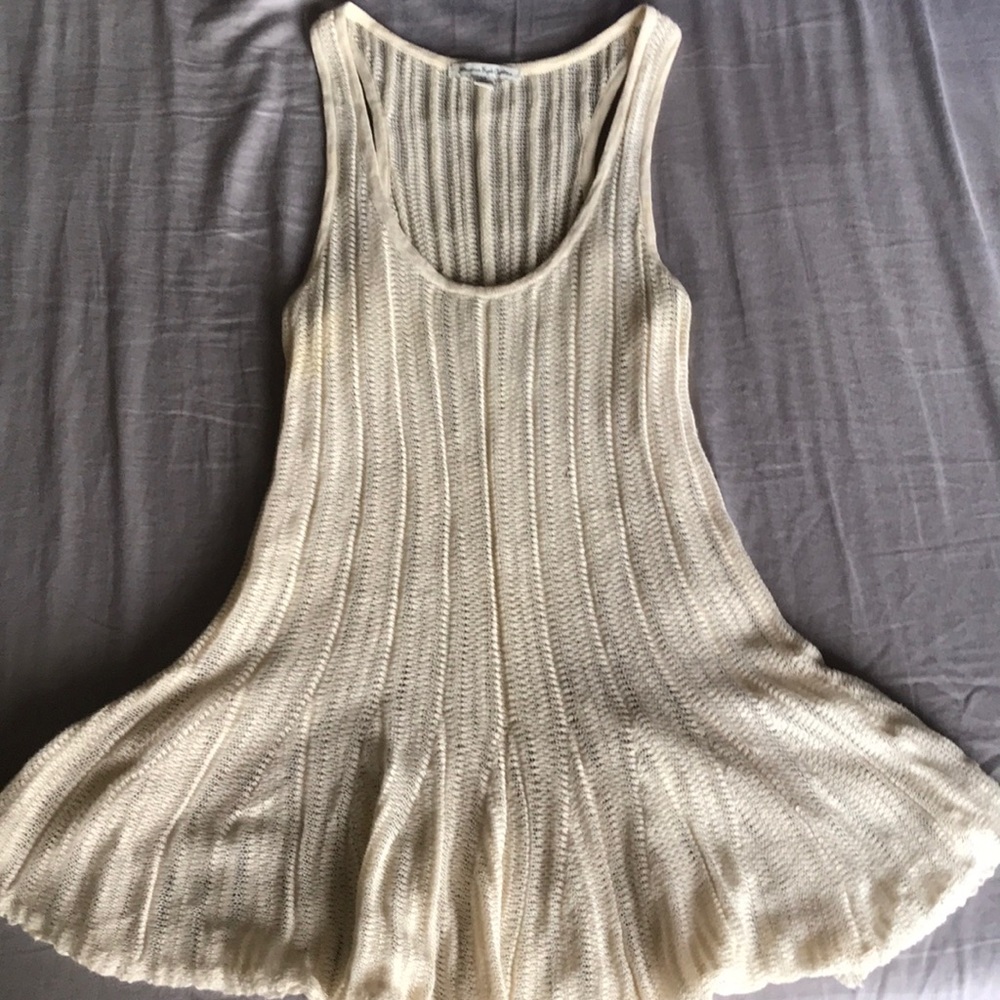 Open knit tank top. Size small. Worn once